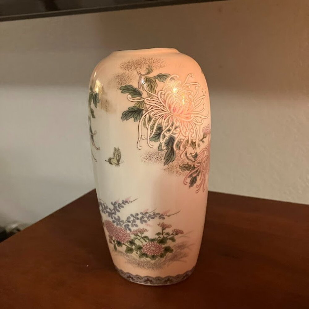 Vintage 1988 St.Michael Floral And Butterfly Design - Made In Japan